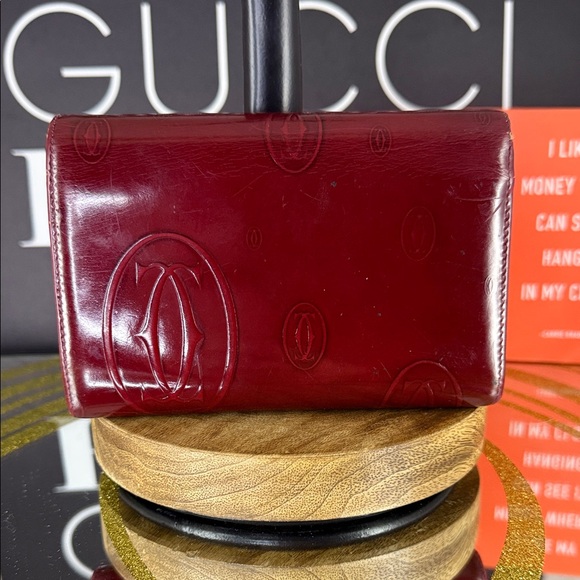 Cartier Red Leather Wallet - Picture 5 of 10